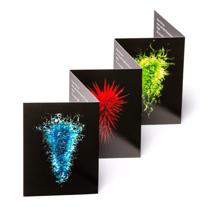 Chihuly Chandeliers Panorama Card