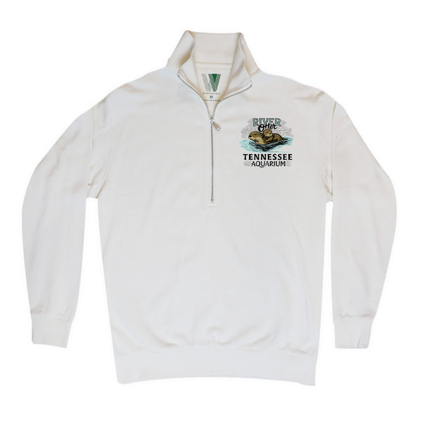 Tennessee Aquarium River Otter Quarter Zip Sweatshirt