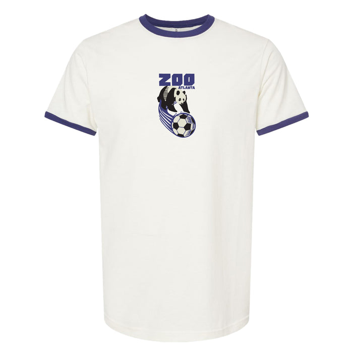 Zoo Atlanta Soccer Panda Ringer T-Shirt