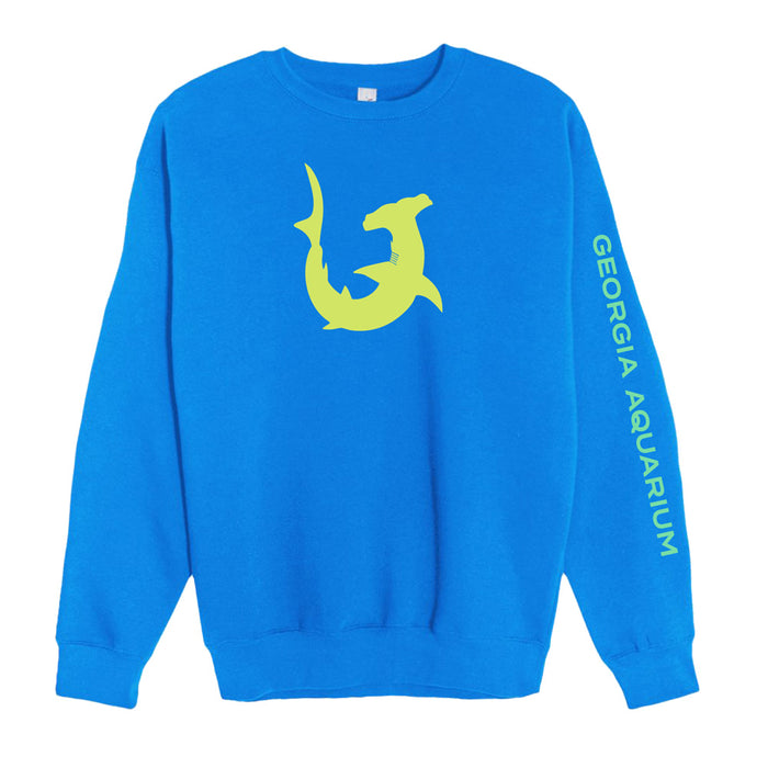 Georgia Aquarium Hammerhead Shark Crew Sweatshirt