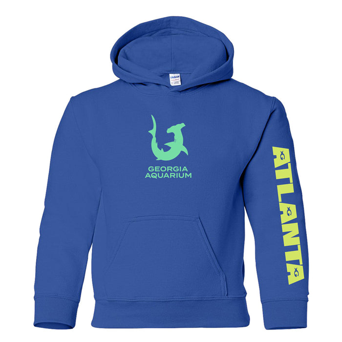 Georgia Aquarium Hammerhead Shark Youth Hooded Sweatshirt