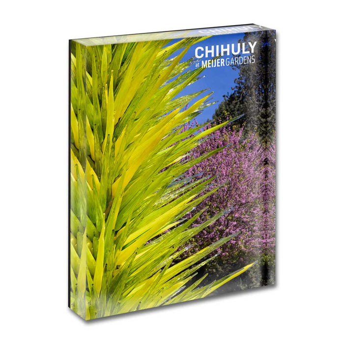 Chihuly at Meijer Gardens Vivid Lime Icicle Tower Magnet