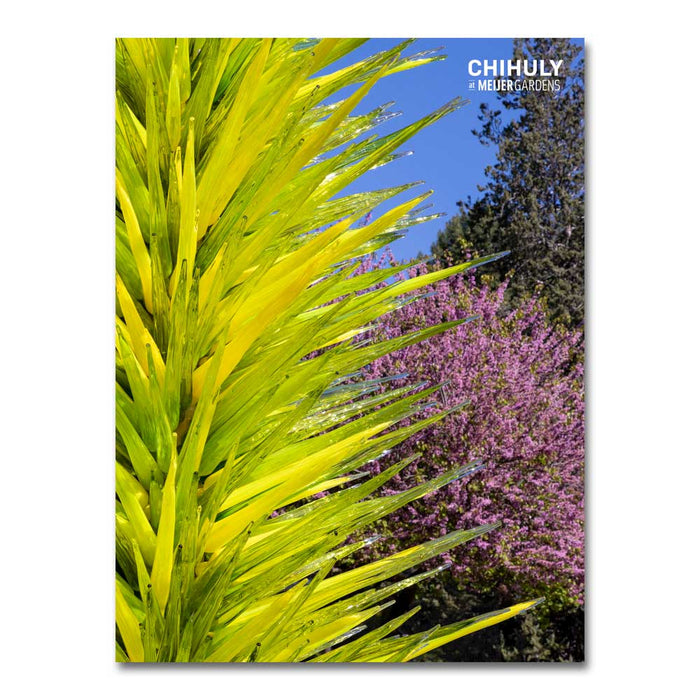 Chihuly at Meijer Gardens Vivid Lime Icicle Tower Poster