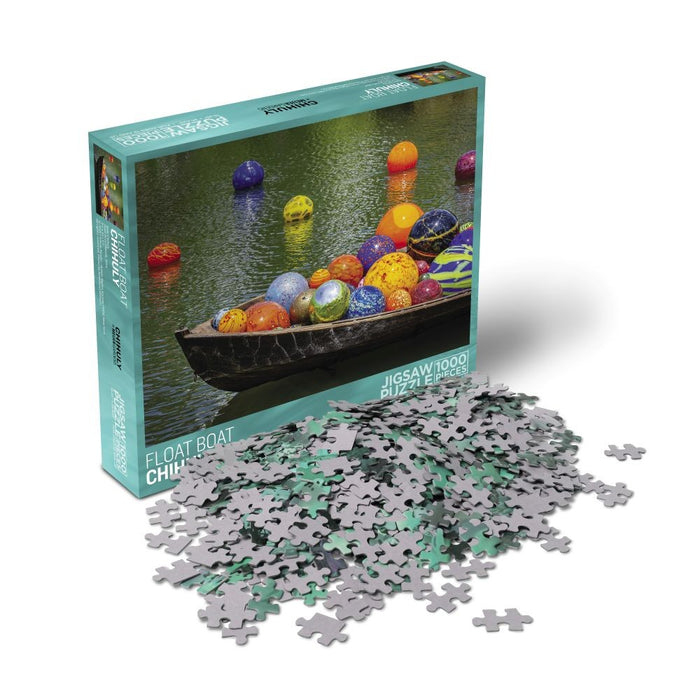 Chihuly at Meijer Gardens Float Boat Jigsaw Puzzle
