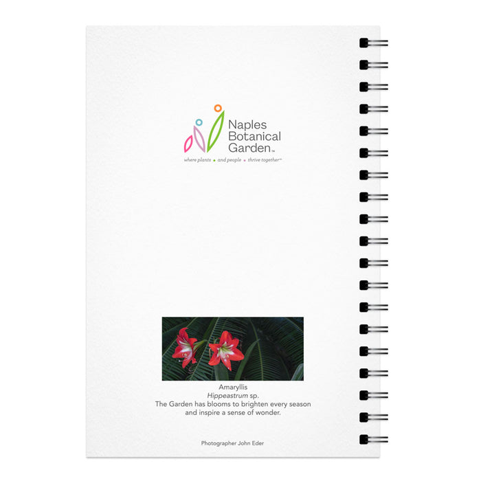 Naples Botanical Garden John Eder Amarylis Spiral Journal