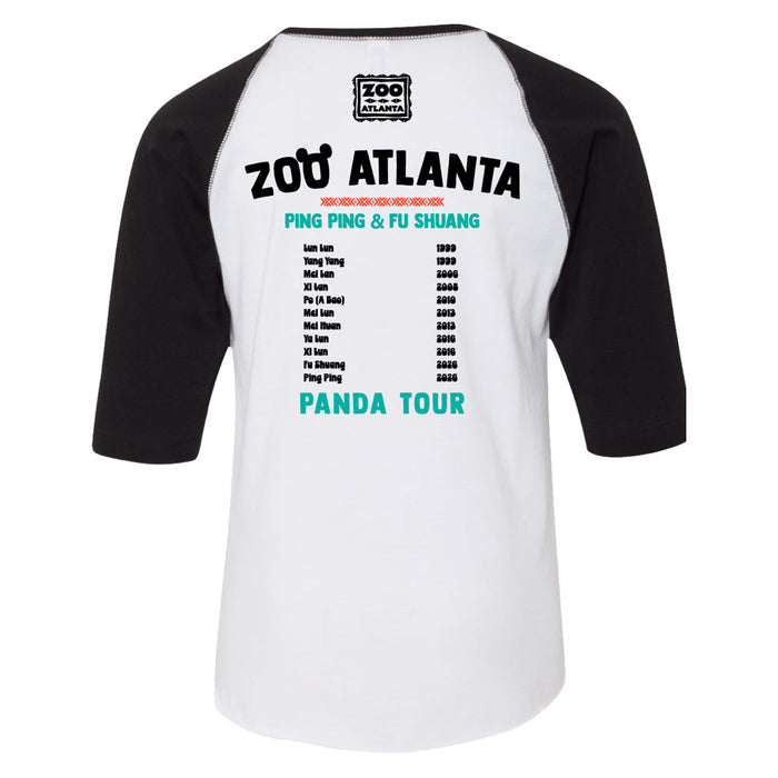 Zoo Atlanta Ping Ping Panda Raglan Youth T-Shirt