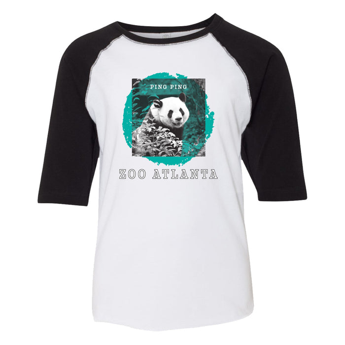 Zoo Atlanta Ping Ping Panda Raglan Youth T-Shirt