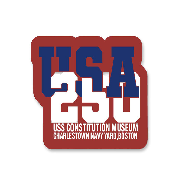 USS Constitution Land of the Free Magnet