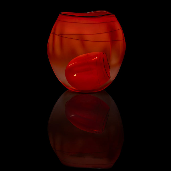 2024 Chihuly Studio Edition Cherry Red Basket