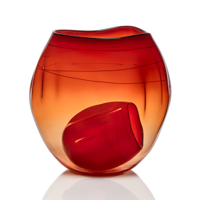 2024 Chihuly Studio Edition Cherry Red Basket