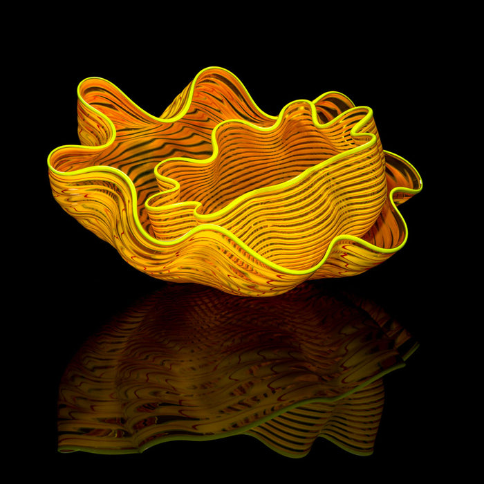 2026 Chihuly Studio Edition Brilliant Gold Seaform