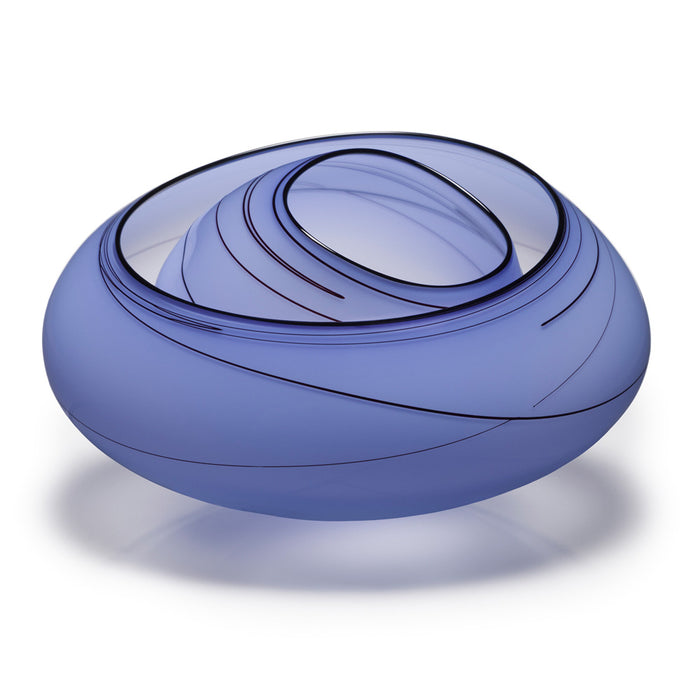 2026 Chihuly Studio Edition Pewter Blue Basket