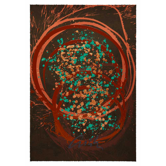 Chihuly Spinning Wheels Framed Art Print