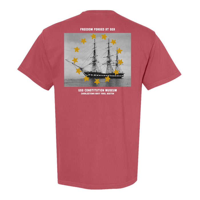 USS Constitution Freedom Forged at Sea T-Shirt