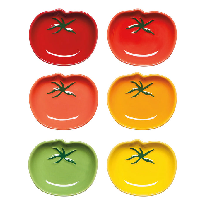 Heirloom Tomatoes Pinch Bowls Set of 6