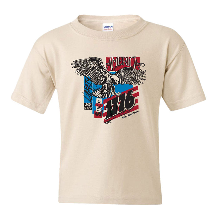 Betsy Ross House America 1776 Youth T-Shirt
