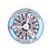 Show your love for aviation with the USS Midway Plane Spinner Magnet, featuring a round design with a blue border, a detailed propeller and engine illustration at its center, and the text “USS Midway Museum San Diego, CA.” This unique souvenir is perfect for collectors and enthusiasts looking to add an authentic USS Midway magnet or plane spinner magnet to their collection.