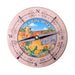 The Living Desert Zoo and Gardens Compass Spinner Magnet features a round design with animal paw prints, illustrations of a giraffe and rhinoceros, and is labeled “The Living Desert Zoo and Gardens,” making it a unique keepsake celebrating desert ecosystems.