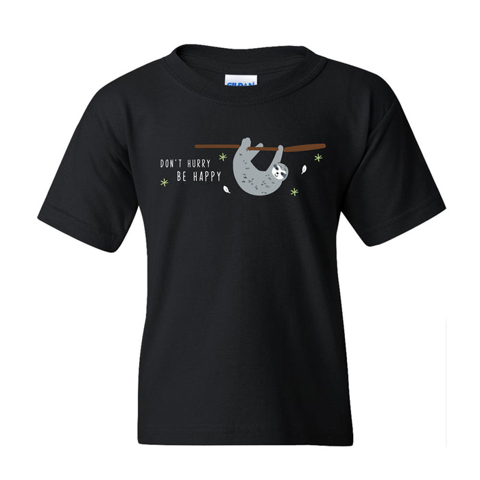 California Academy of Sciences Be Happy Glow Sloth Youth T-Shirt