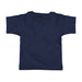 The Mote Marine Laboratory Manatee Toddler T-Shirt, featuring a simple short-sleeved navy blue design, is displayed flat on a white background with the back side visible—a perfect choice for young ocean enthusiasts and supporters of marine life conservation.