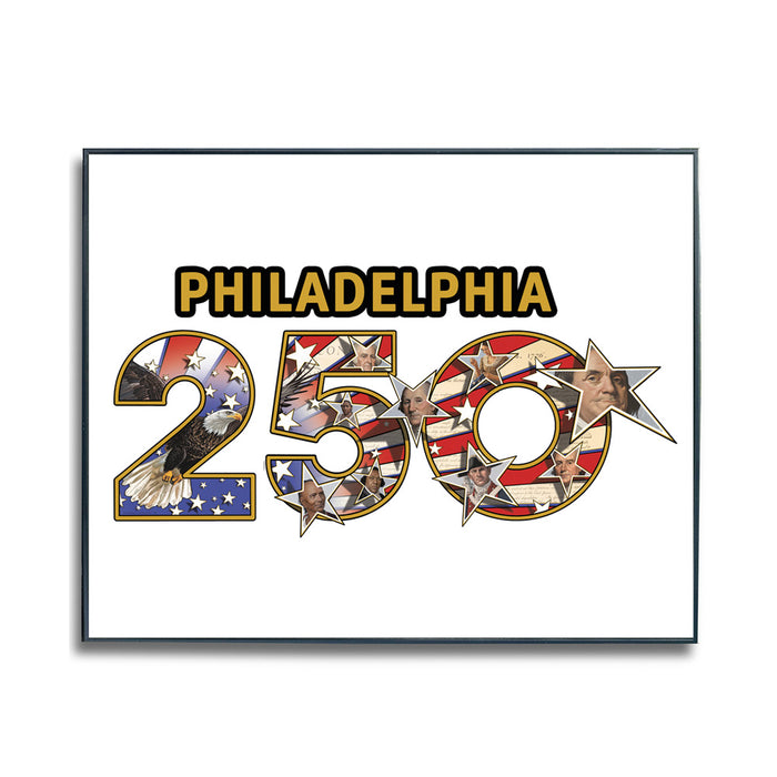 Philadelphia 250th Anniversary Framed Print