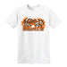 Show your support for wildlife conservation with the Indianapolis Zoo Tiger T-Shirt. This white t-shirt showcases a bold graphic of a tiger’s eyes in vivid orange and black, complemented by “INDIANAPOLIS ZOO” printed in vibrant orange lettering—an ideal choice for animal lovers and zoo fans alike.