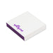 The Edge NYC Purple Note Pad features a stack of white square sticky notes with a distinctive purple edge and the word “edge” printed in purple on the top sheet. This stylish notepad is perfect for jotting down ideas as you enjoy skyline views at Edge NYC.