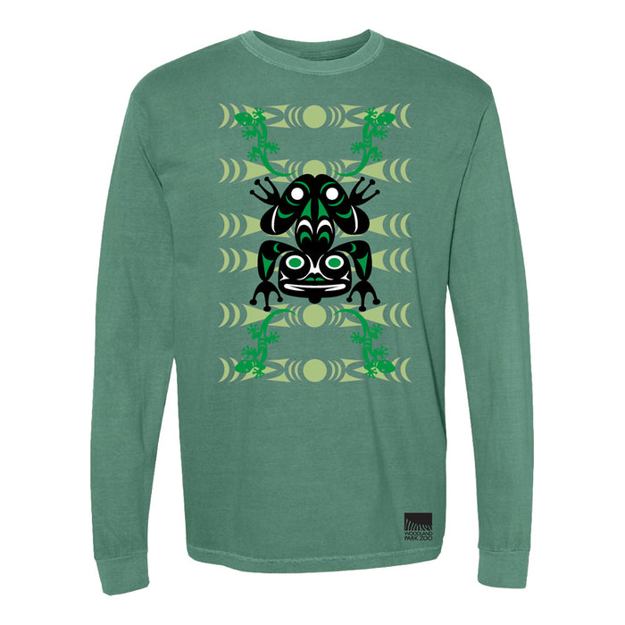 Woodland Park Zoo Jason LaClair Frog Long Sleeve T-Shirt