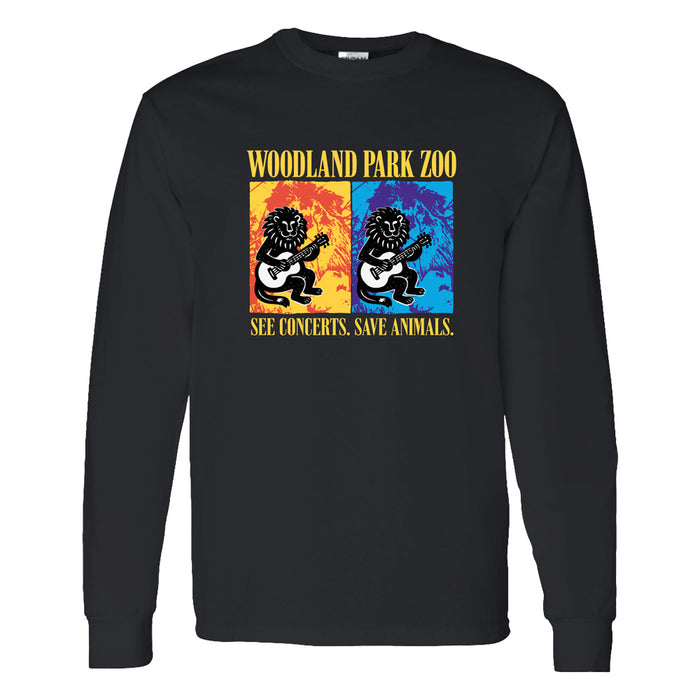 Woodland Park Zoo Lion Concert Long Sleeve T-Shirt