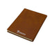 A brown Frederik Meijer Gardens & Sculpture Park American Horse Notebook with the park’s logo printed on the bottom left corner.