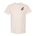 Off-white Frederik Meijer Gardens & Sculpture Park American Horse T-Shirt featuring a Walker Noble graphic of a rearing American horse on the left chest.