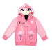 Let your little one shine in the Tulsa Zoo Est. 1928 Flamingo Hooded Toddler Sweatshirt! This pink toddler sweatshirt features a fun flamingo face on the hood, delightful wings on the sleeves, and two adorable flamingos on the front. The chest displays the Tulsa Zoo Est. 1928 logo along with a small heart, giving this cozy flamingo sweatshirt an extra dose of charm.