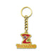 The Tulsa Zoo Logo Keychain features a colorful abstract animal design with "TulsaZoo" in bold yellow letters on a red background—ideal for wildlife conservation fans.