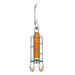 Artemis Ornament shaped like a rocket featuring a NASA logo and an Artemis mission emblem.
