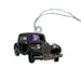 The Mob Museum Car Ornament is a vintage black car-shaped ornament featuring “The Mob Museum” on the license plate and a hanging string. A small image of Las Vegas’ iconic Mob Museum building appears in the windows of the car, making this ornament a unique tribute to the city’s organized crime history.