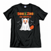 The Zoo Knoxville Boo at the Zoo T-Shirt is a black Halloween shirt featuring a cartoon red panda dressed as a ghost and surrounded by bats. Colorful text above and below reads “Boo at the Zoo” and “Zoo Knoxville,” making it the perfect festive tee for celebrating Boo at the Zoo events.