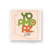 Desert Botanical Garden Yo Amo AZ Magnet featuring the text YO AMO AZ with a heart icon, set against a square outline of the state and the garden logo.