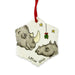Lincoln Park Zoo Rhino 2026 Ornament: This delightful ceramic ornament showcases two rhinos encircled by yellow stars and mistletoe, with “LPZoo 2026” displayed underneath to celebrate Lincoln Park Zoo. A red ribbon is affixed at the top for convenient hanging, making it an ideal wildlife collectible for your holiday décor.