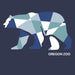 Adult Geometric Polar Bear Tee - Oregon Zoo
