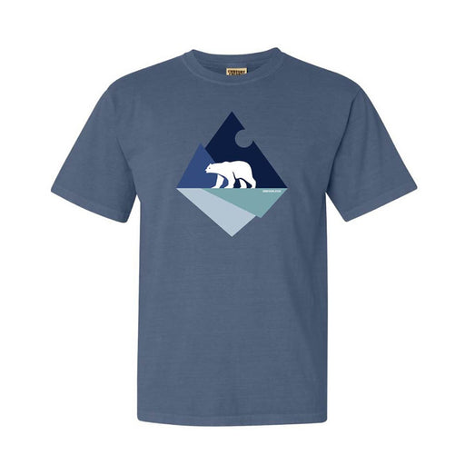 Adult Geometric Mountain Arctic Bear Shirt - Oregon Zoo