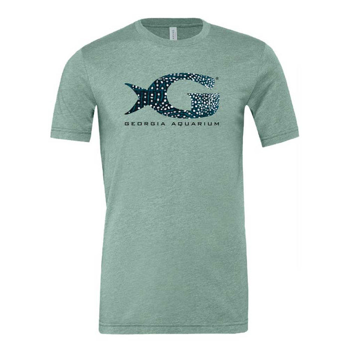 Georgia Aquarium Whale Shark Print Logo T-Shirt