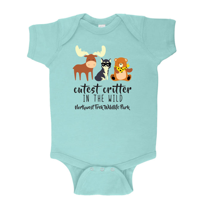 Northwest Trek Wildlife Park Cuteset Critter Infant Onsie