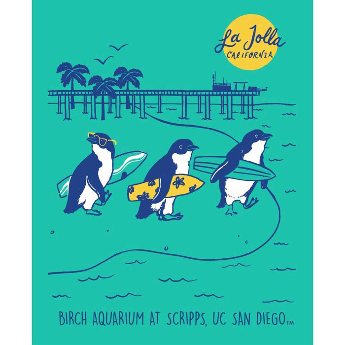 Birch Aquarium Girls Little Blue Penguin Tank Top