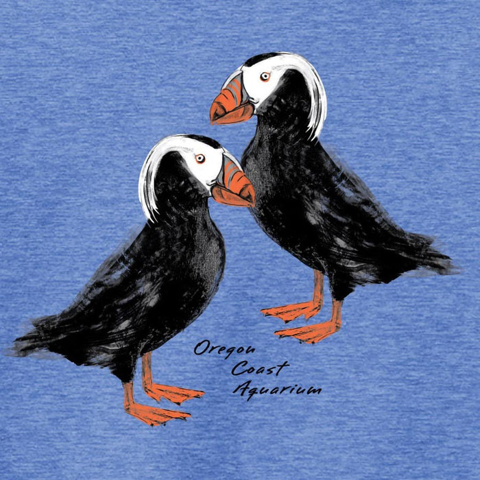 Ladies Short Sleeve Puffin Tee - Oregon Coast Aquarium
