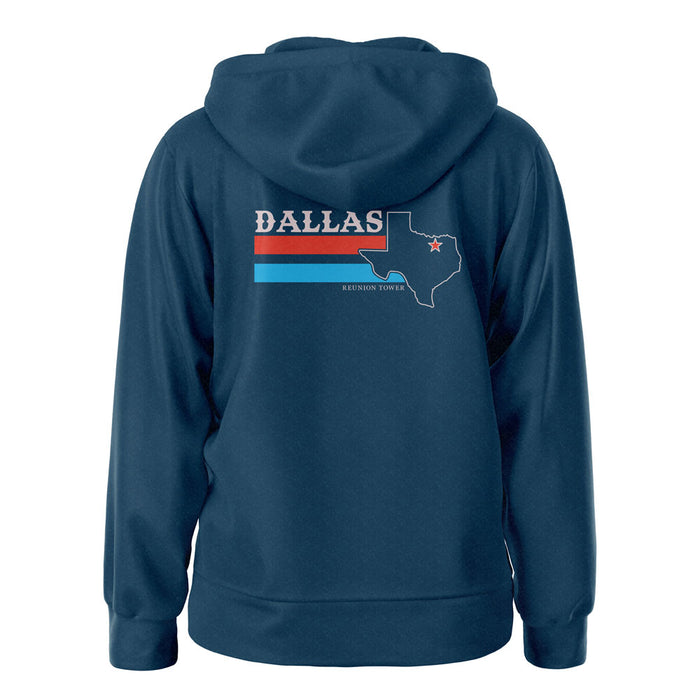 Reunion Tower Texas Zip-Up Hooded Sweatshirt