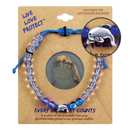 Live Love Protect Dolphin Bracelet