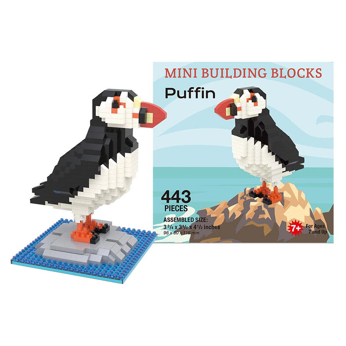 Plastic Construction Toy Blocks Set - Puffin