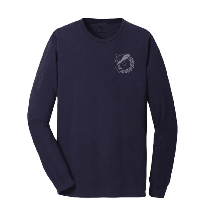 Oklahoma Aquarium Shark Logo Long Sleeve T-Shirt