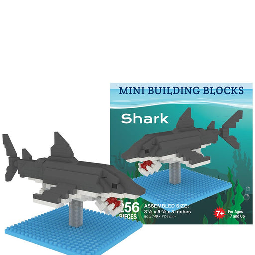 Plastic Construction Toy Blocks Set - Great White Shark