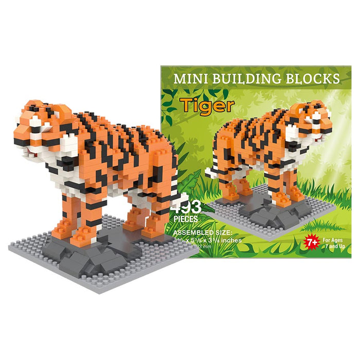 Plastic Construction Toy Blocks Set - Tiger